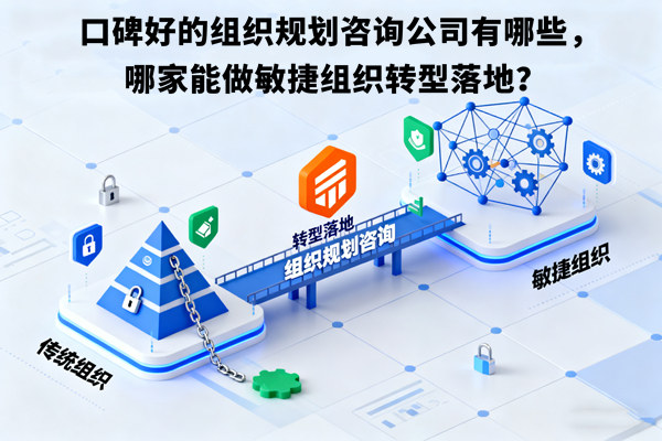 口碑好的組織規(guī)劃咨詢公司有哪些，哪家能做敏捷組織轉(zhuǎn)型落地？